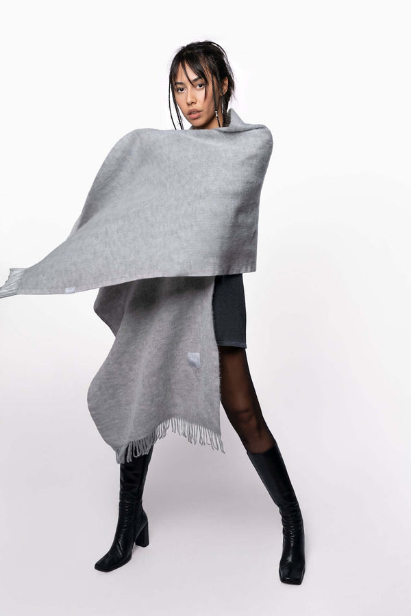 Silver Oversize Wrapper - snugbrandwear